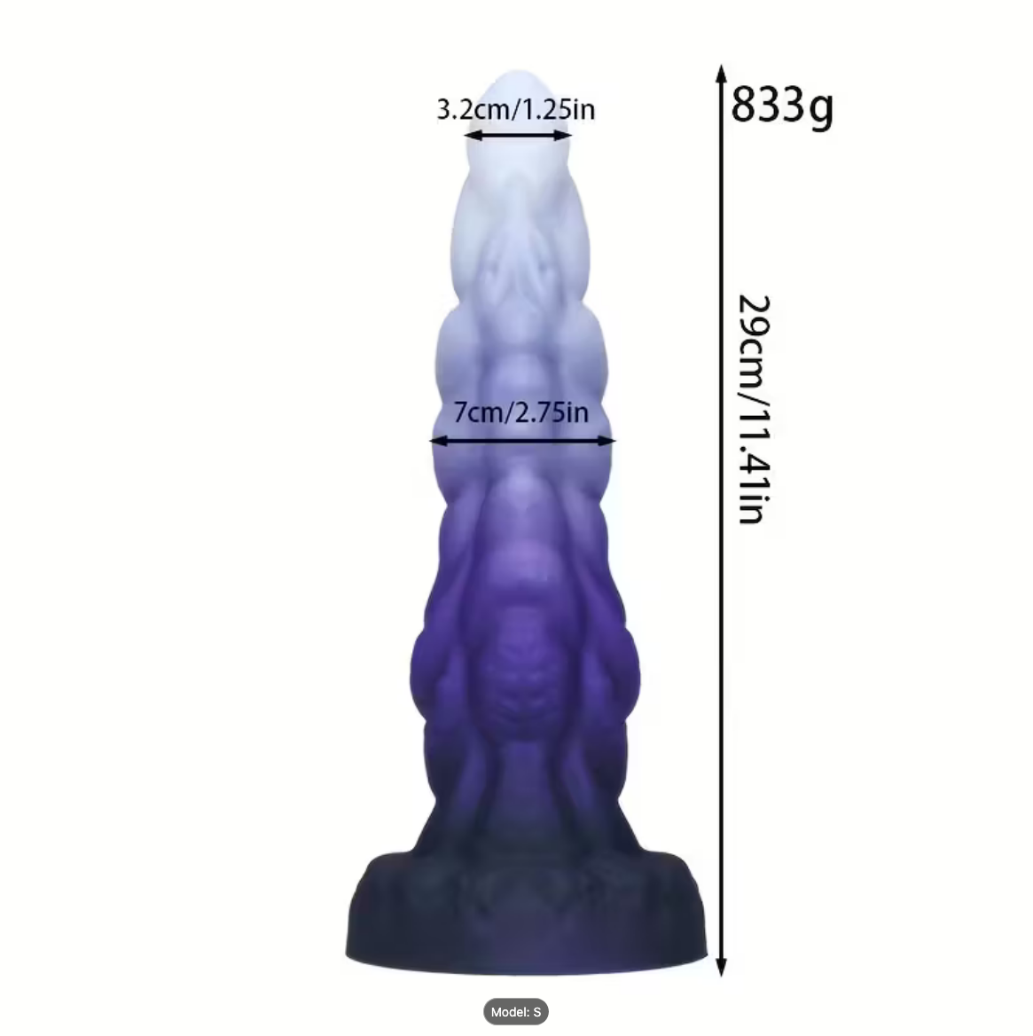 Deliciously Naughty Dildo - 29cm Oh So Naughty