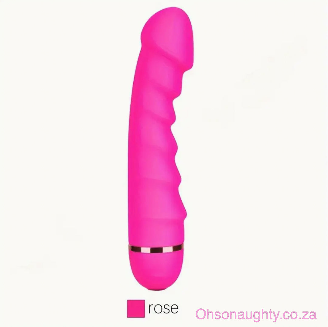 Powerful Silicone Dildo Vibrator with 20 Frequencies Pink Oh So Naughty
