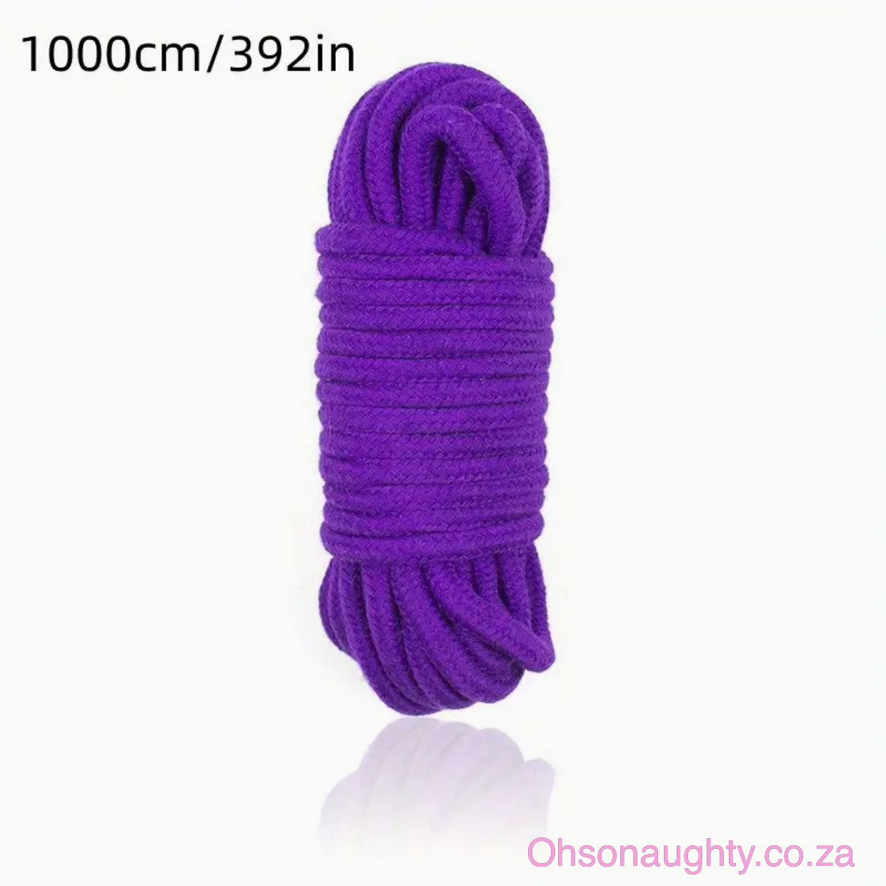10m Soft Touch Bondage Rope - Fetish PURPLE Yannova