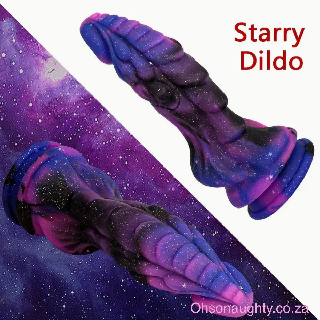 Starry Dark Purple Monster Dildo Oh So Naughty