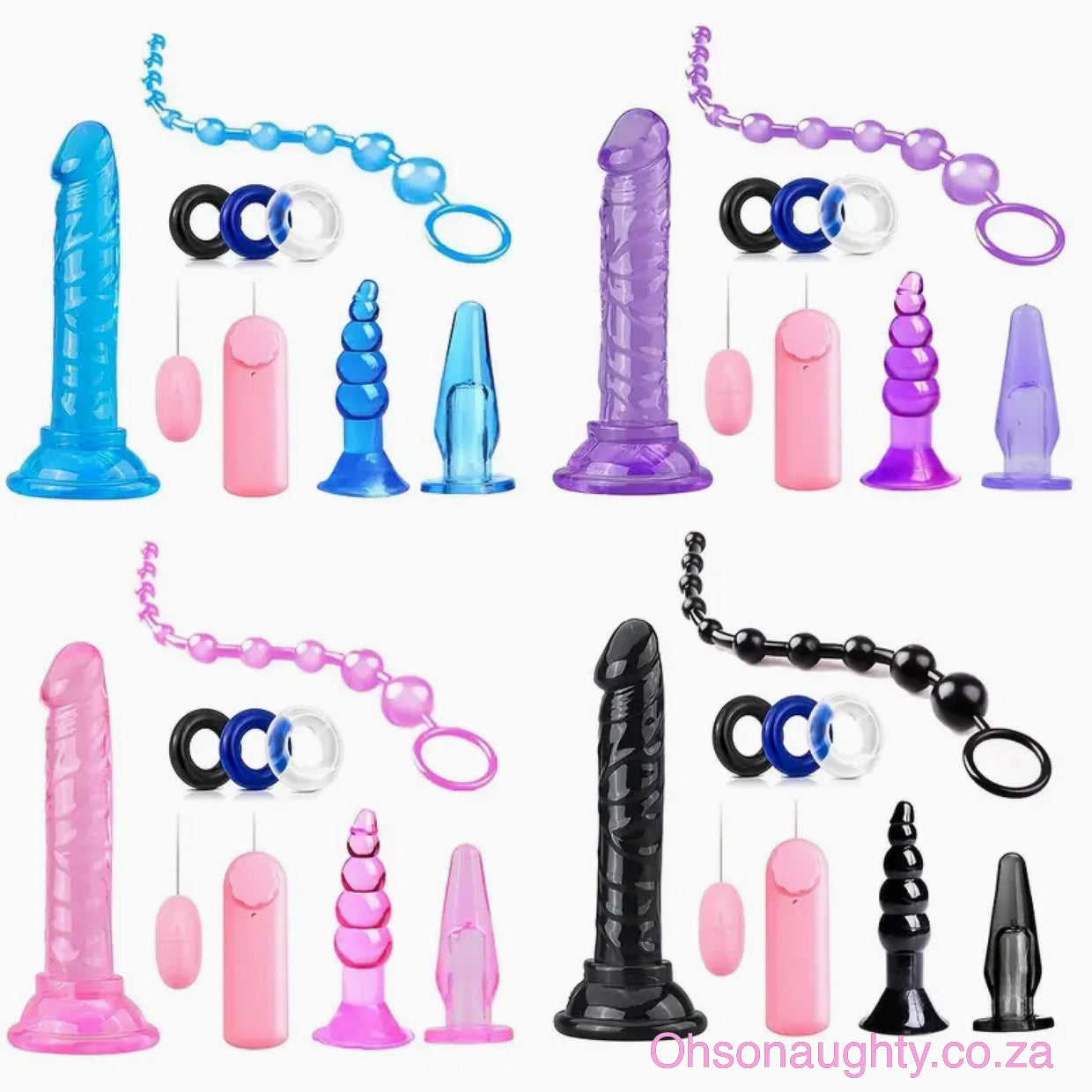 8pcs Ultimate Pleasure Kit Oh So Naughty