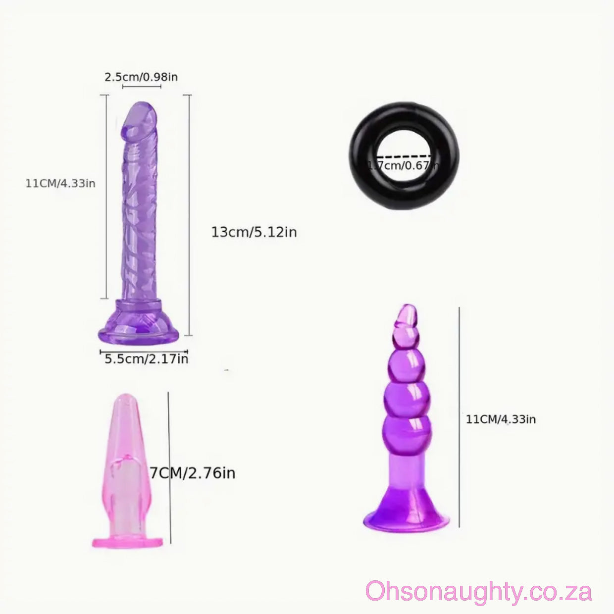 8pcs Ultimate Pleasure Kit Oh So Naughty