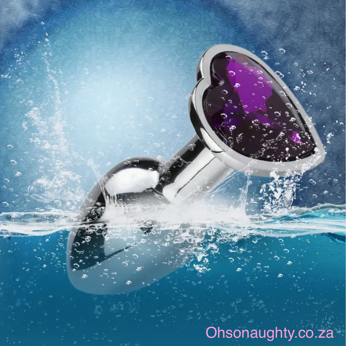 Heart Shaped Butt Plug -Stainless Steel Oh So Naughty