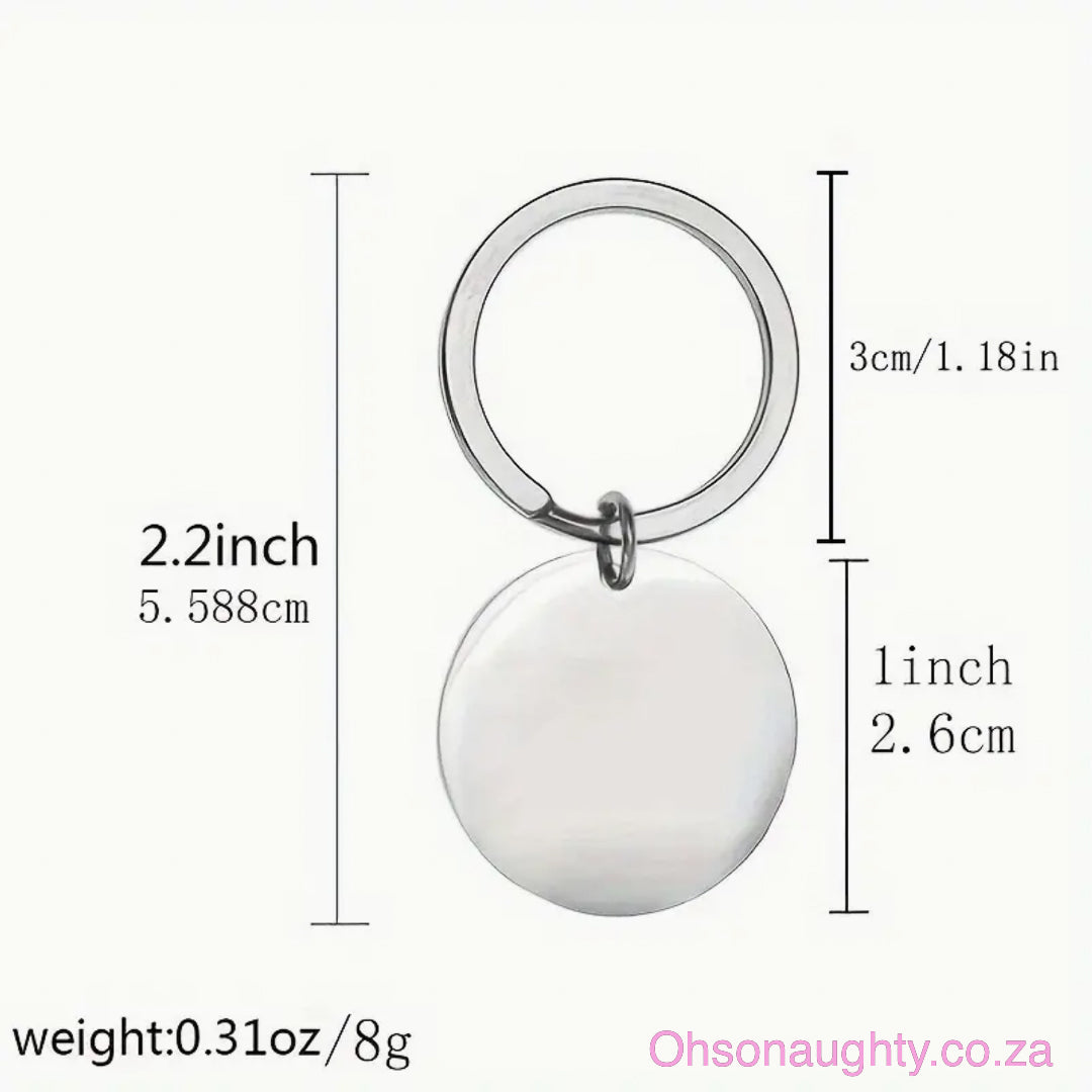 Stainless Steel Keychain - YOU RE MY FAVORITE @SSHOLE! Oh So Naughty