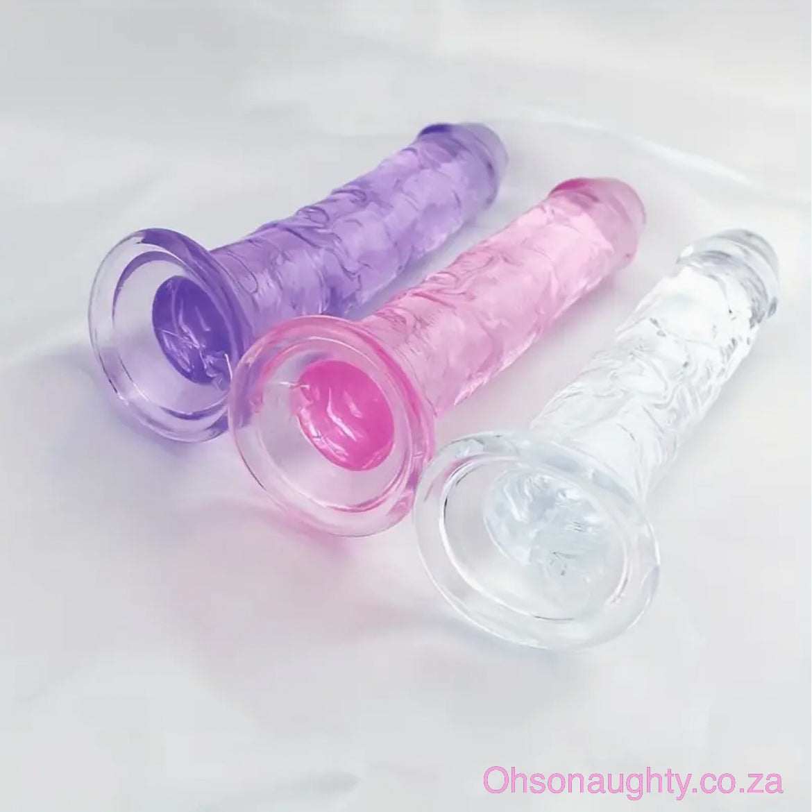 Transparent Crystal Jelly Realistic Dildo Oh So Naughty