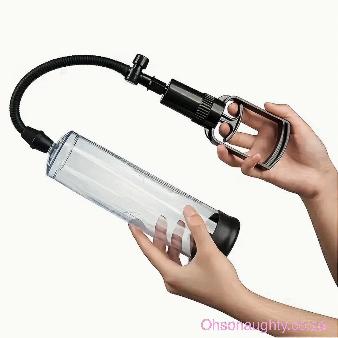 Large Manual Vacuum Penis Endurance Training Toy for Men - 22.0 cm Oh So Naughty