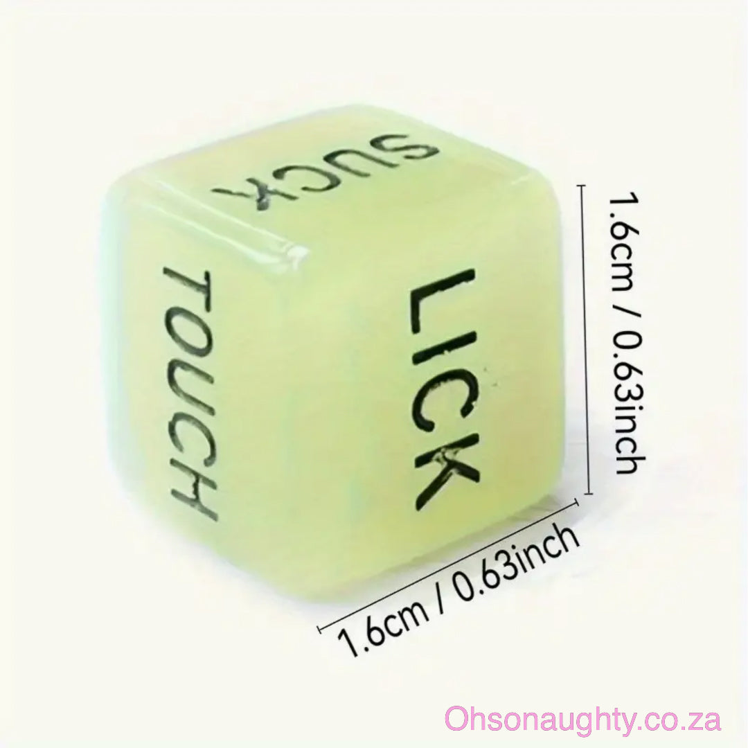 Glowing Romance dice Oh So Naughty