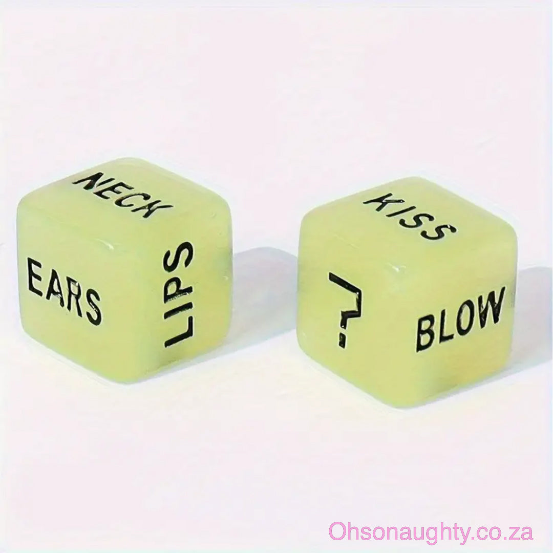 Glowing Romance dice Oh So Naughty