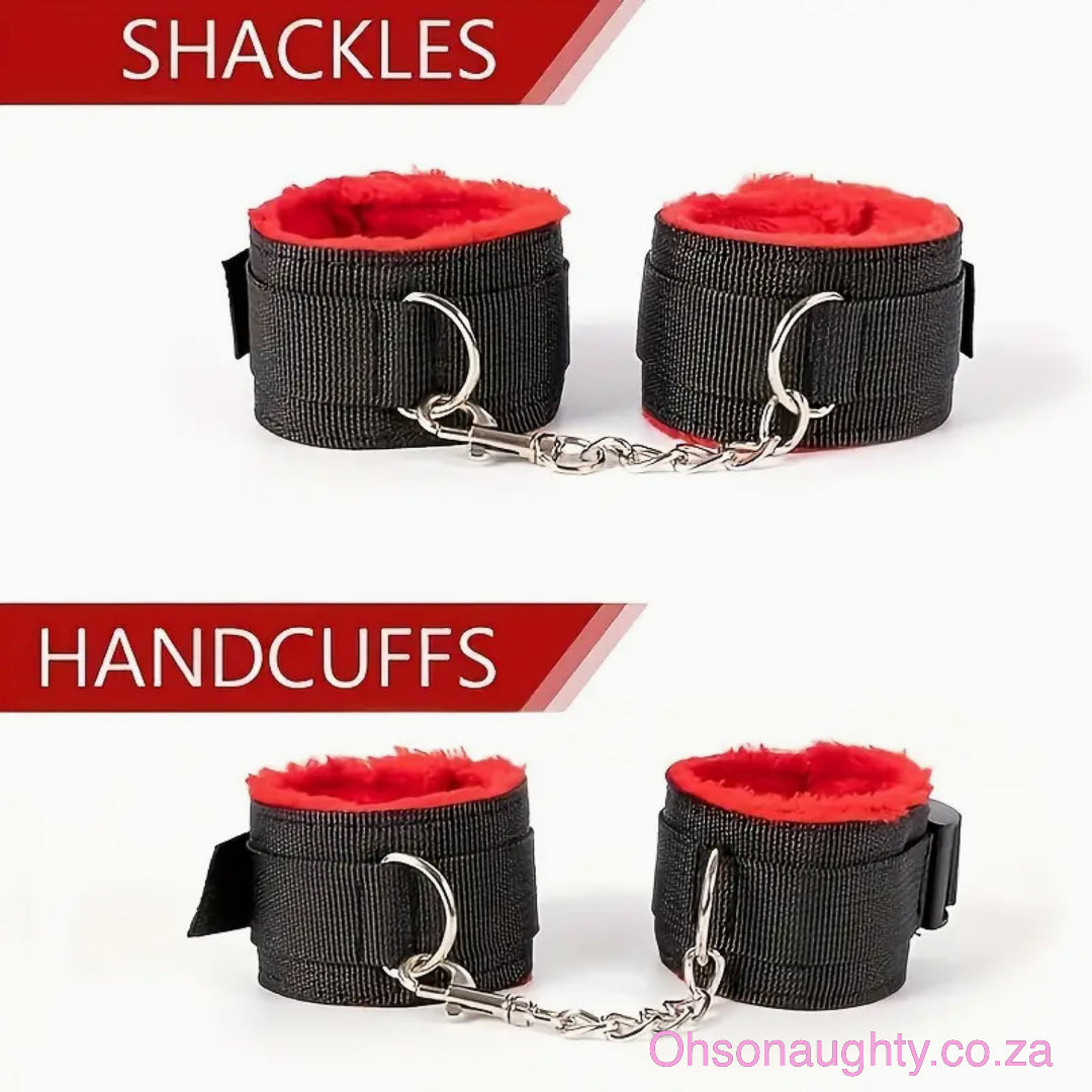 7pcs Bondage Restraints BDSM Kit Oh So Naughty