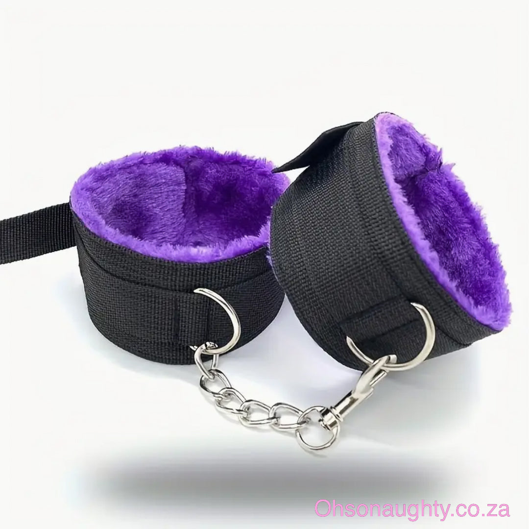 7pcs Bondage Restraints BDSM Kit Oh So Naughty