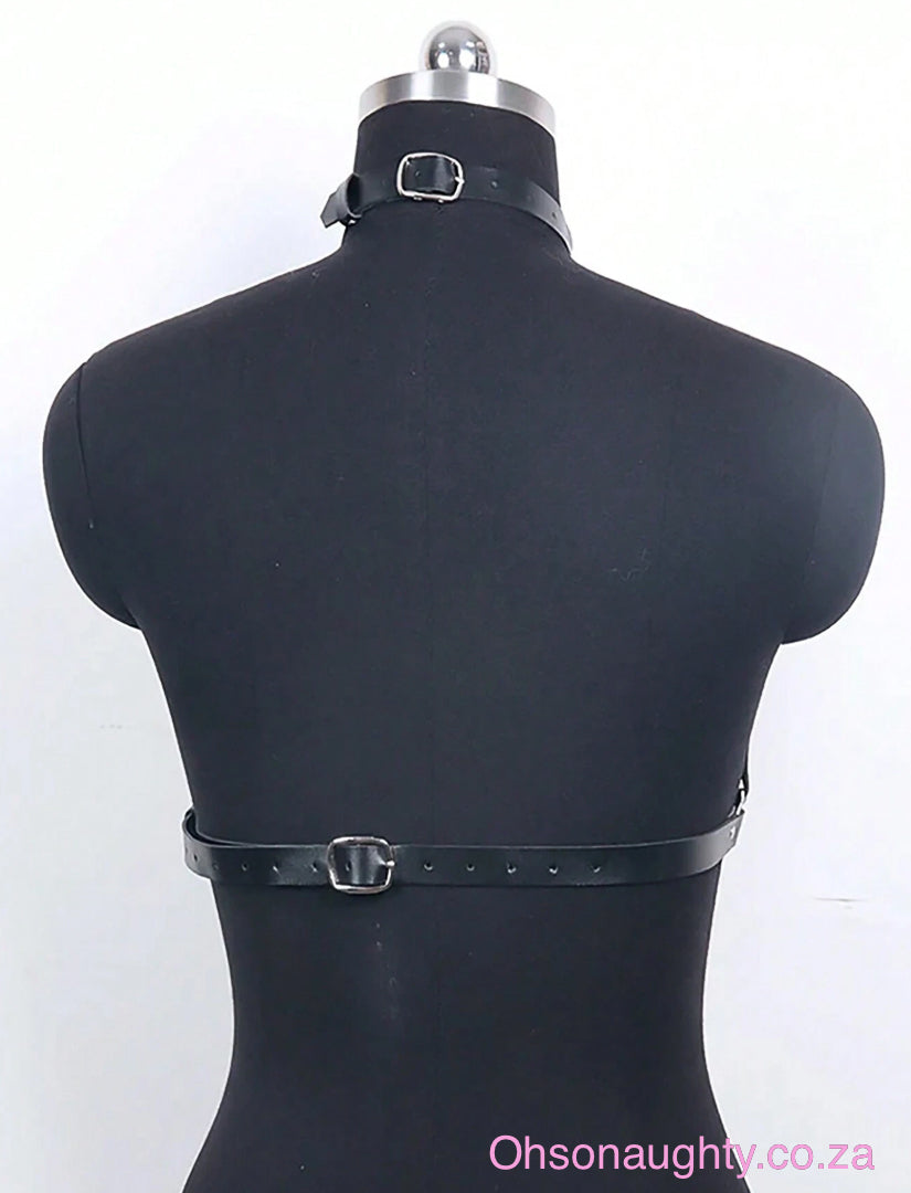 Fashion Faux Leather Vest Harness Oh So Naughty