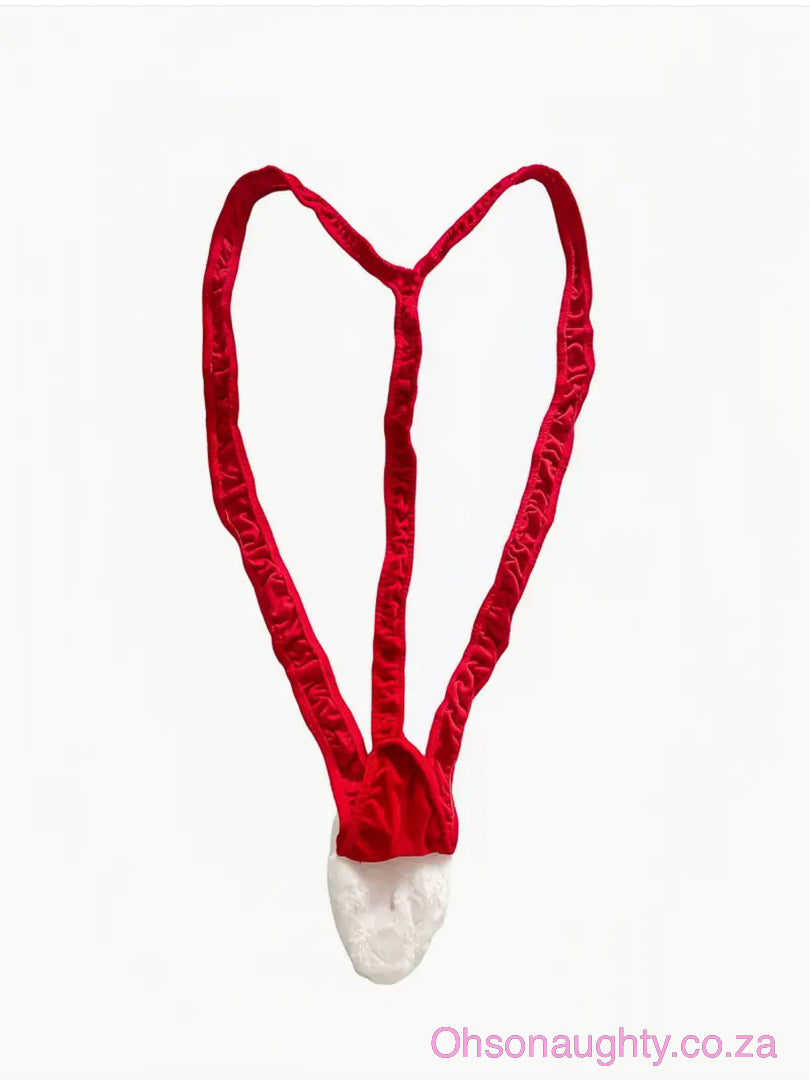 Festive Santa Claus Themed Men's Novelty Underwear Oh So Naughty