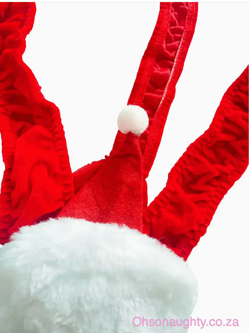 Festive Santa Claus Themed Men's Novelty Underwear Oh So Naughty