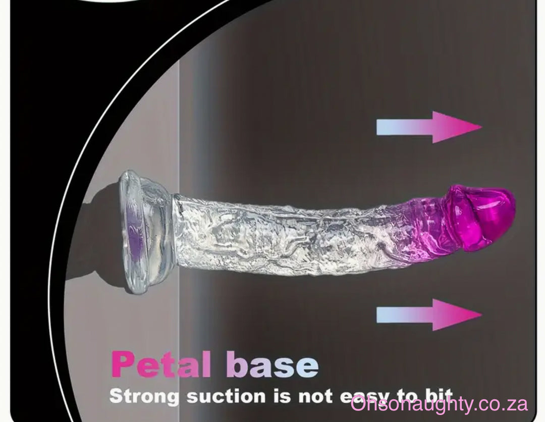 Purple Tip Dual-Tone Crystal Dildo Oh So Naughty