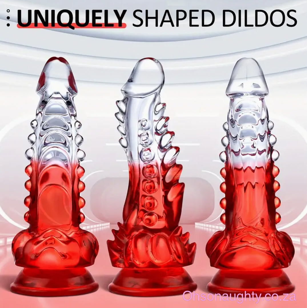 Fire and Ice Monster Dildo (10 inch) Oh So Naughty