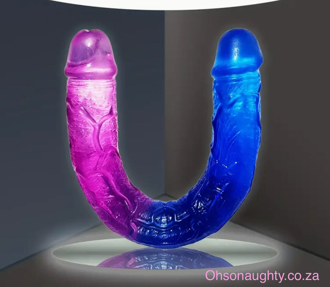 Blue and Purple Gradient Double-headed Dual-purpose Oh So Naughty