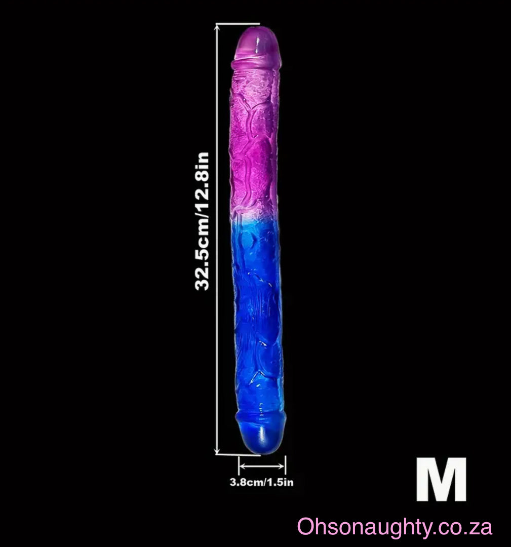 Blue and Purple Gradient Double-headed Dual-purpose Medium Oh So Naughty