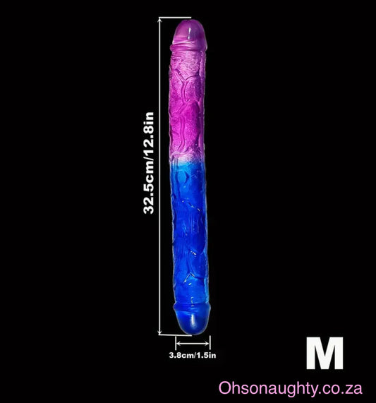 Blue and Purple Gradient Double-headed Dual-purpose Medium Oh So Naughty