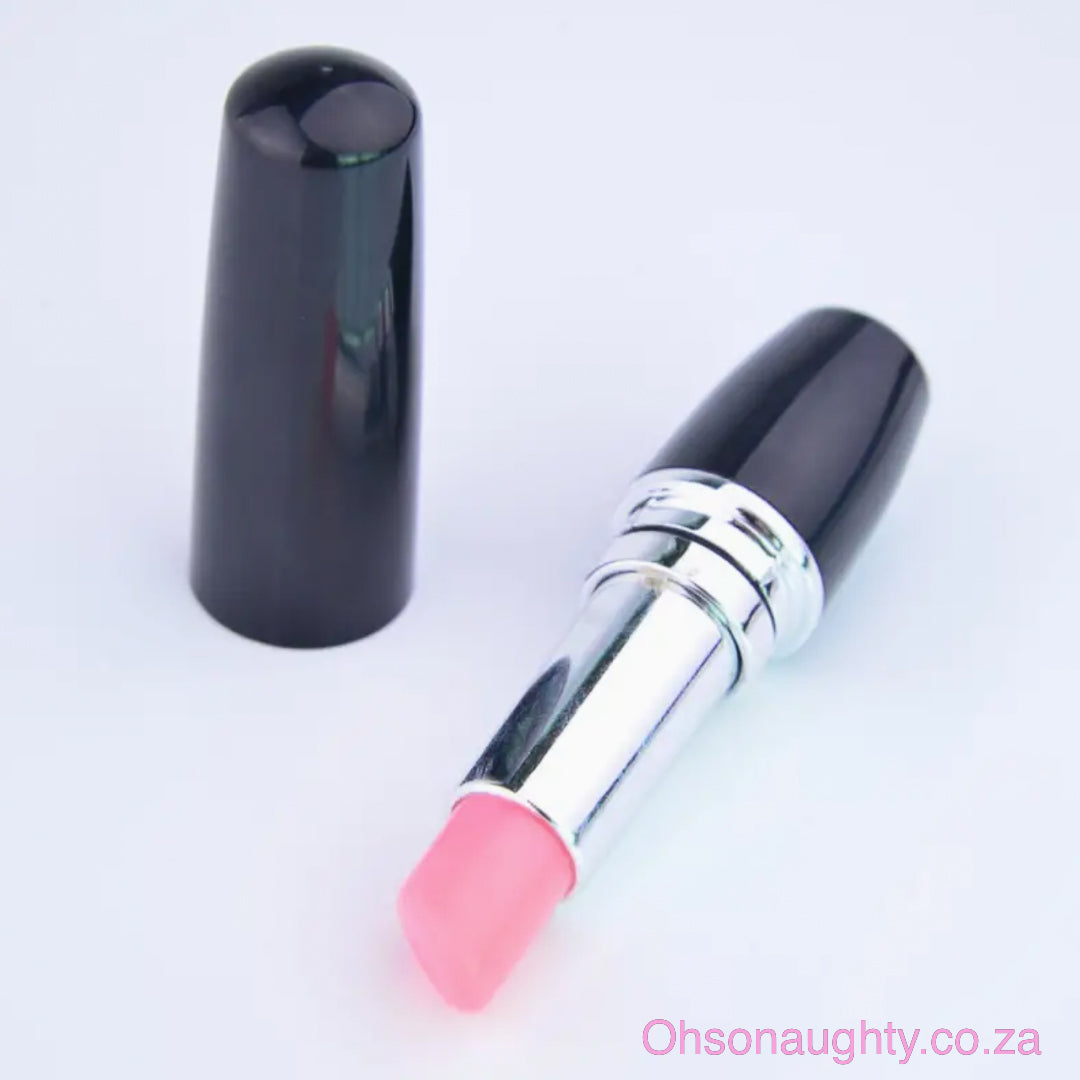 Lipstick Shape Vibrating Bullet Black Oh So Naughty