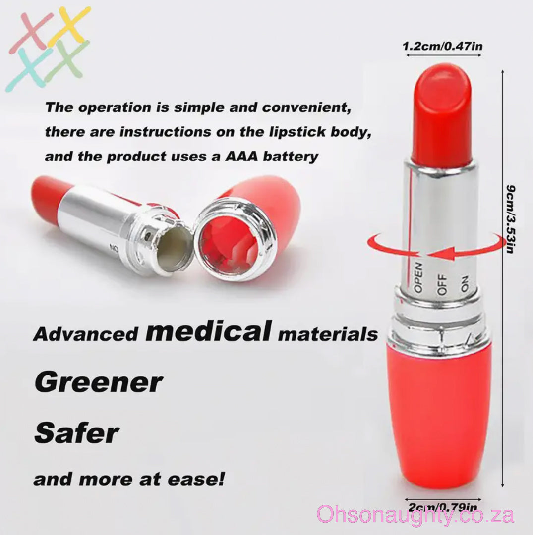 Lipstick Shape Vibrating Bullet Oh So Naughty
