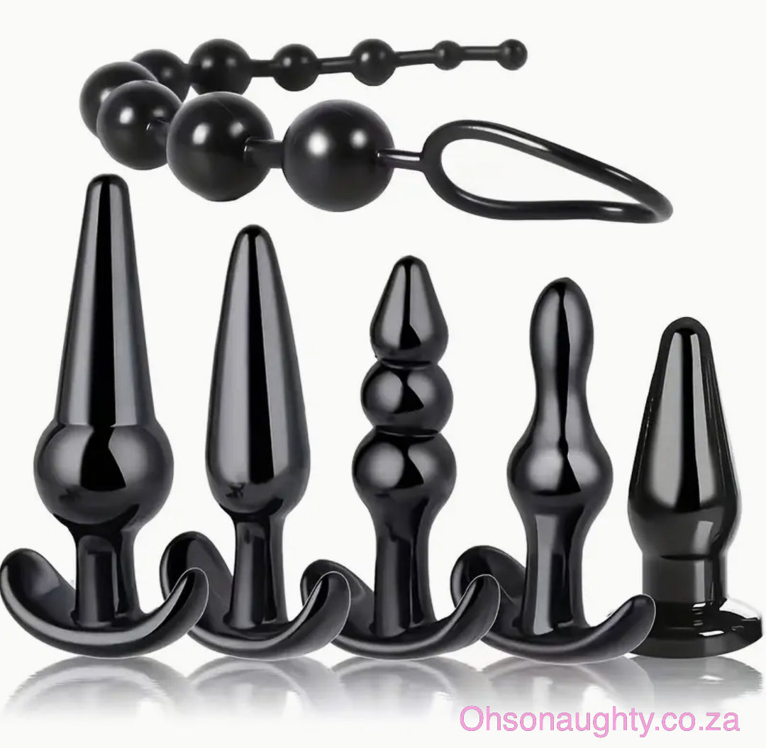 6-piece TPE BDSM Anal Plug Toy Set Oh So Naughty 6-piece TPE BDSM Anal Plug Toy Set Oh So Naughty
