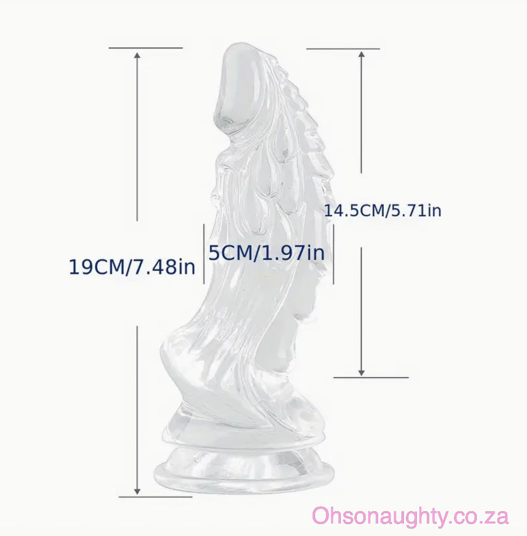 Crystal Clear Wolf Dildo Medium Oh So Naughty