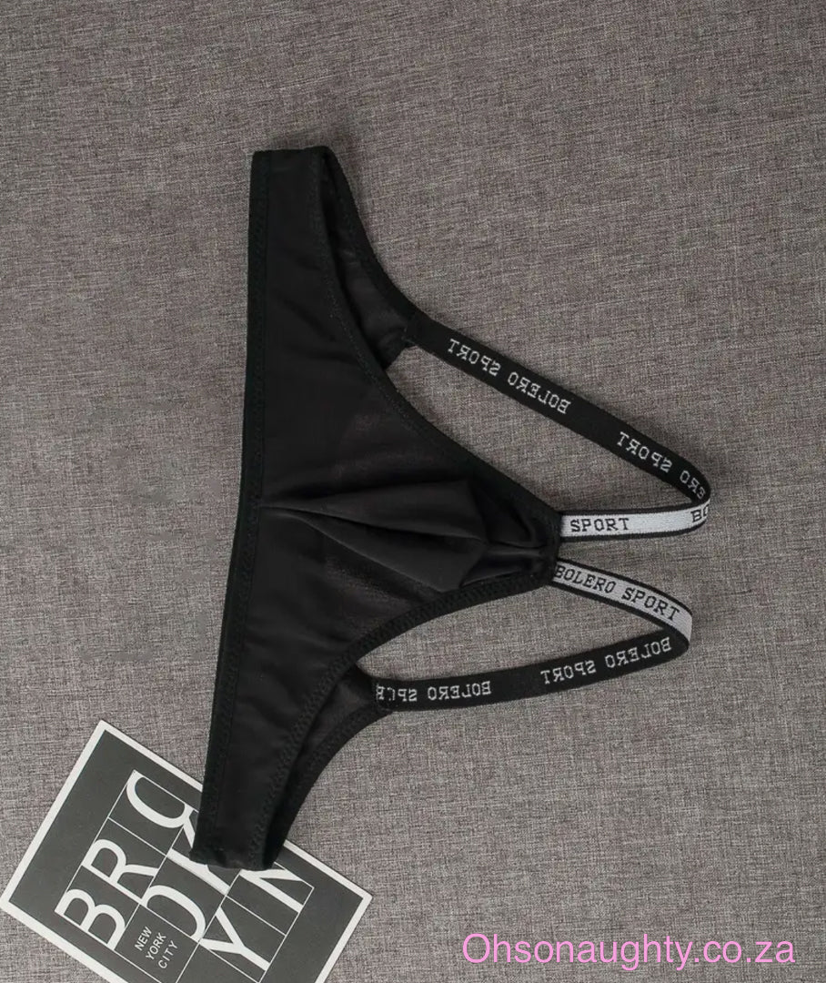 Men's Sheer open back Underwear Oh So Naughty
