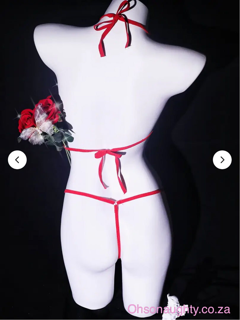 Women's Sexy Red Bikini Set Oh So Naughty