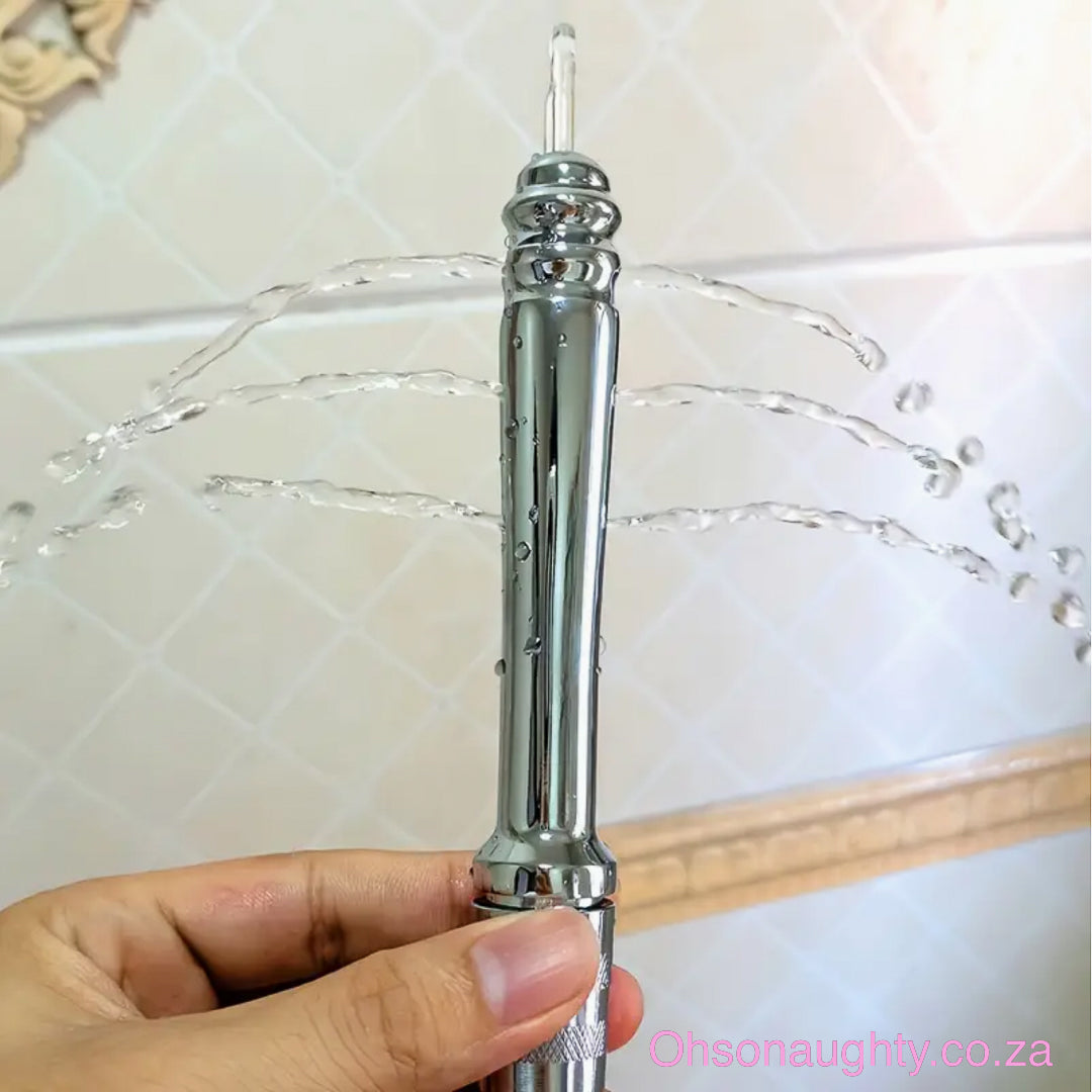 2 Pcs Aluminum Enema Nozzle Shower Set Oh So Naughty