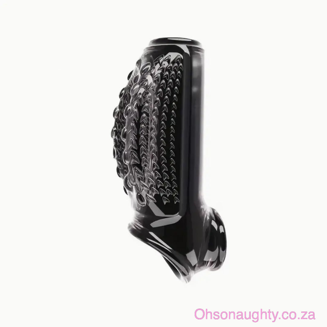 Men's Exotic Penis Sleeve Black Oh So Naughty