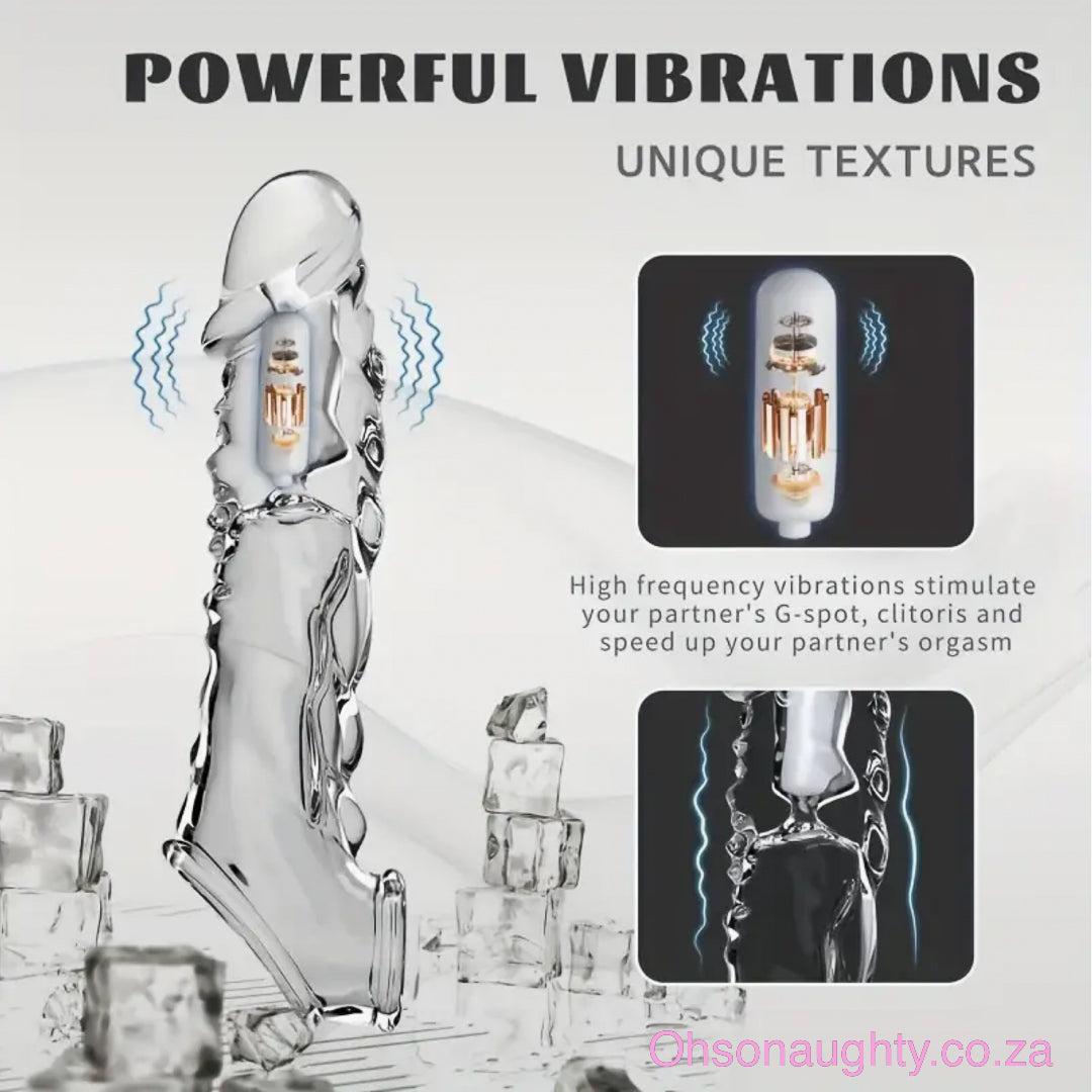Male Sleeve Long Penis Vibrator Ring Oh So Naughty