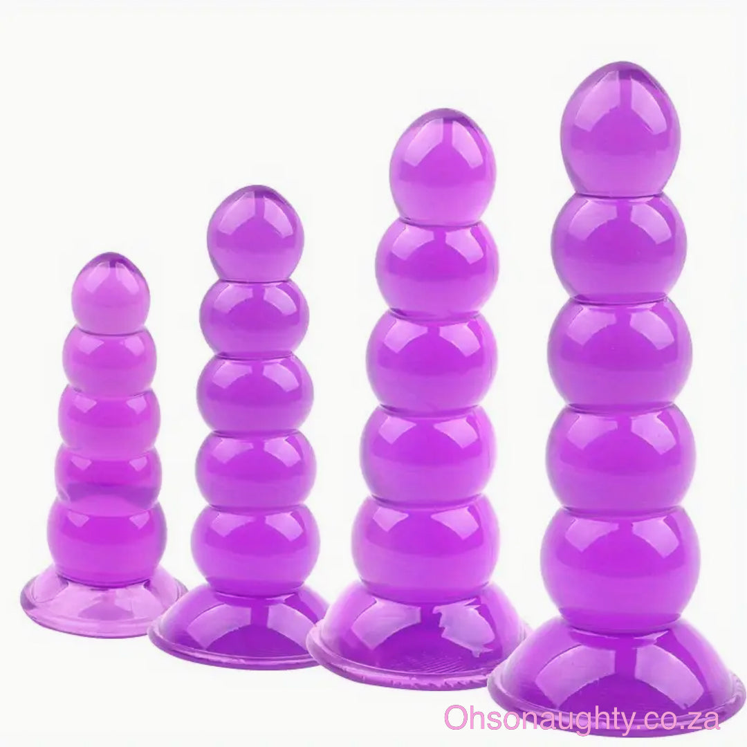 Pagoda-Shaped Anal Plug Purple Oh So Naughty