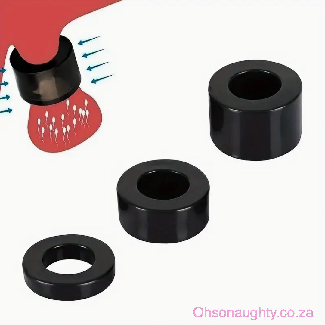 Set of 3 Sizes of Thick Male Cock Rings Oh So Naughty