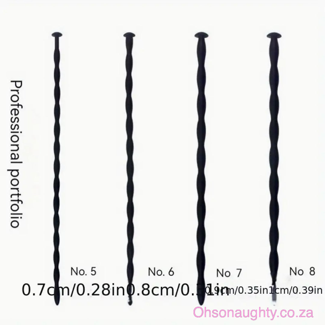 Male Urethral Probe Wand No 5-8 Set Oh So Naughty