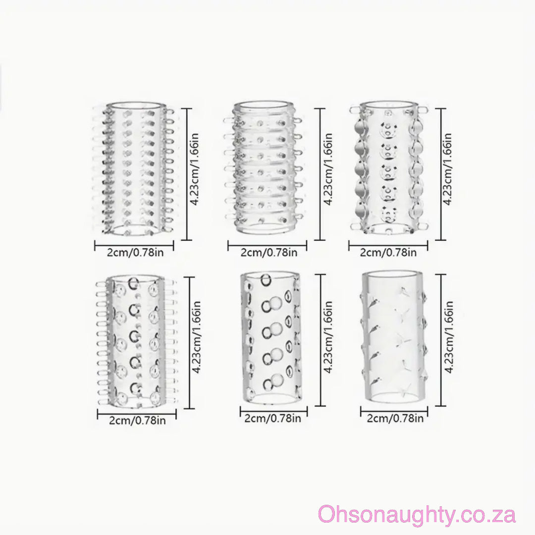 6pcs Reusable Cock Ring Oh So Naughty