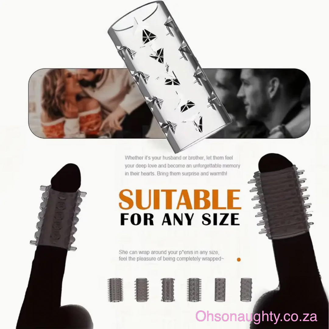 6pcs Reusable Cock Ring Oh So Naughty