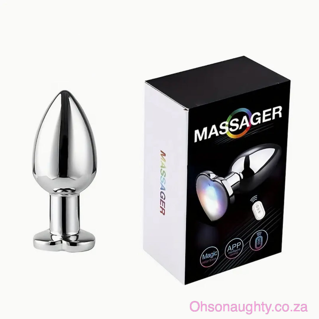Heart-shaped Vibrating Luminous Anal Plug Butt Plug Oh So Naughty