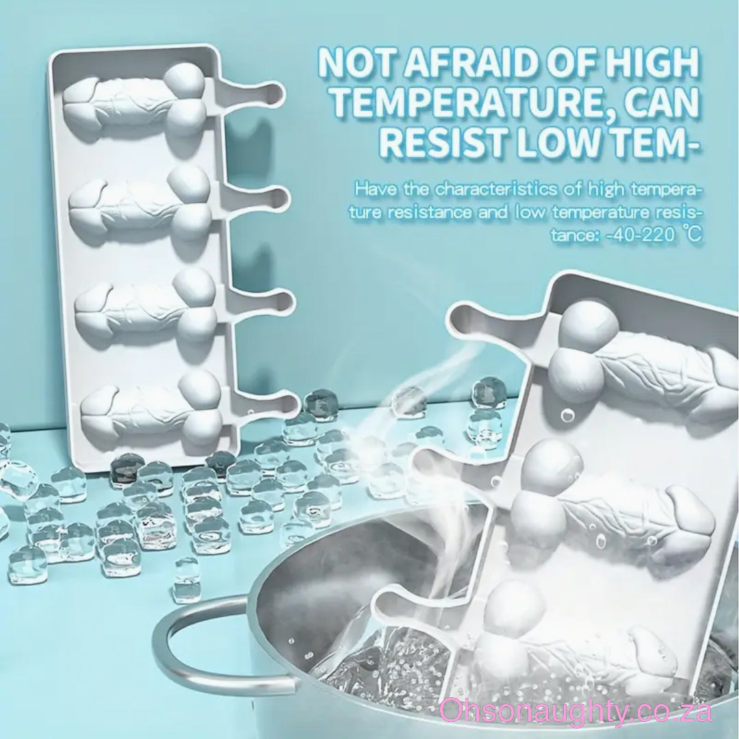 Dick Shape Ice Pop Molds Oh So Naughty