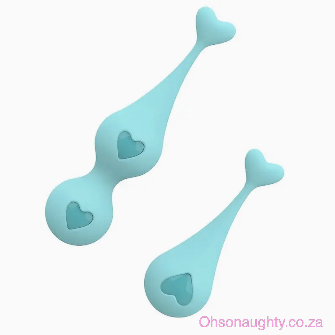 2pcs Silicone Kegel Balls Set Oh So Naughty