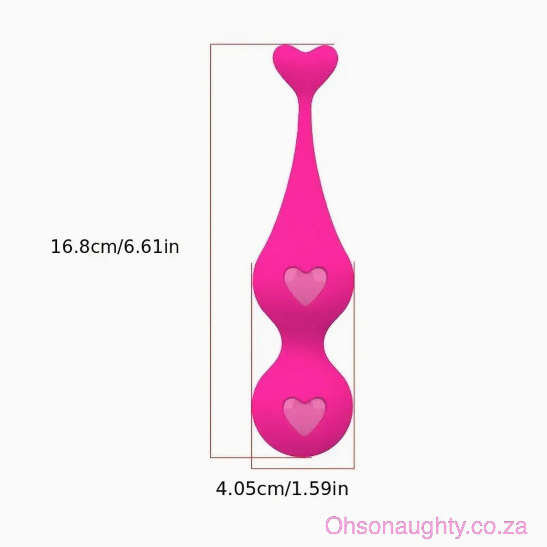2pcs Silicone Kegel Balls Set Oh So Naughty