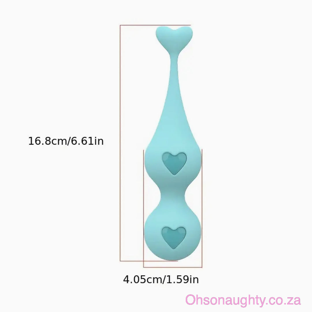 2pcs Silicone Kegel Balls Set Oh So Naughty