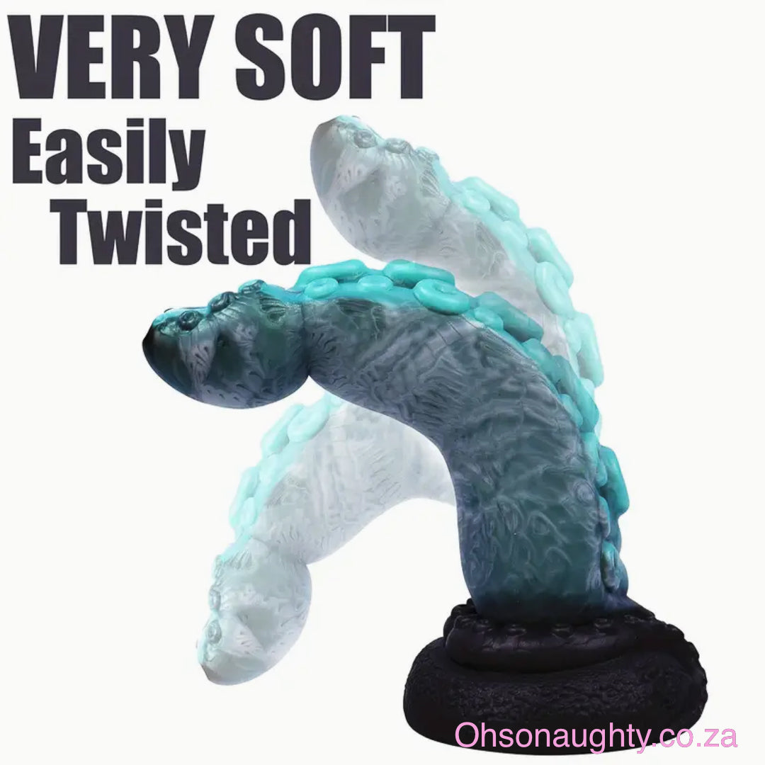 Bulky Texture Tentacle Soft Dildo Oh So Naughty