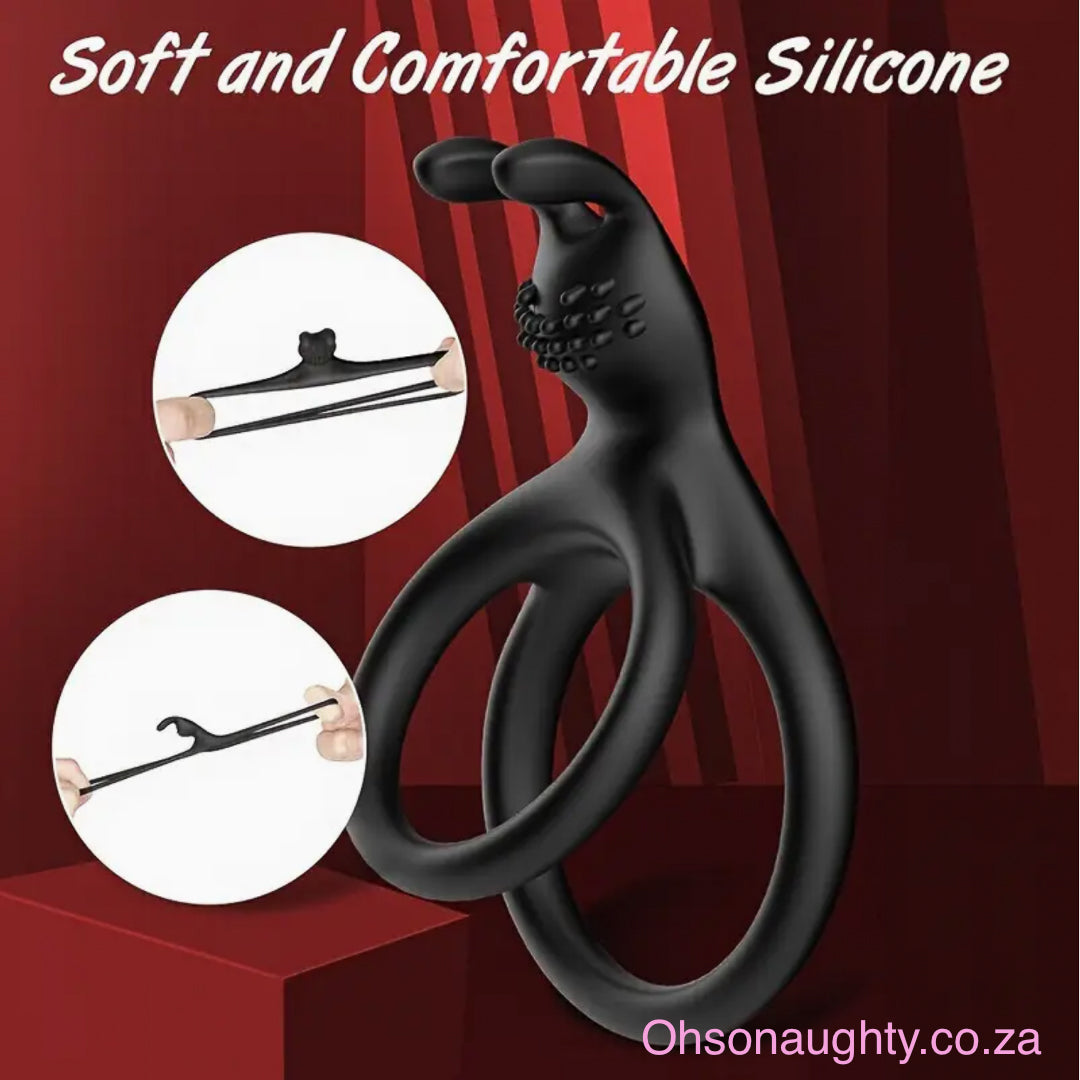Cock Ring With Bunny Ears Oh So Naughty