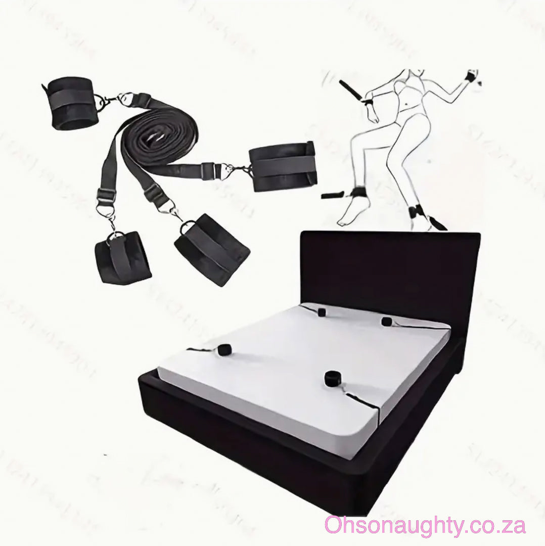 Under Bed Sex Bondage Restraints With Hand & Ankle Restraints Oh So Naughty