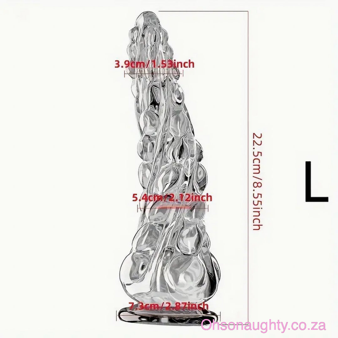 Twister Dildo Clear Oh So Naughty