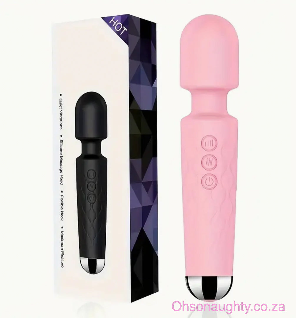 Powerful Wand / Handheld deep tissue massager Light Pink Oh So Naughty