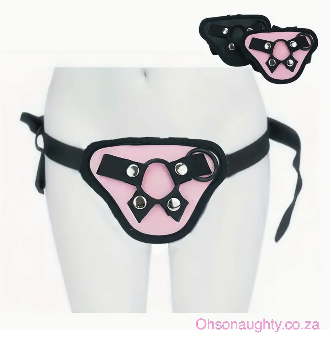 Dildo Strap On Belt/Harness Pink Oh So Naughty