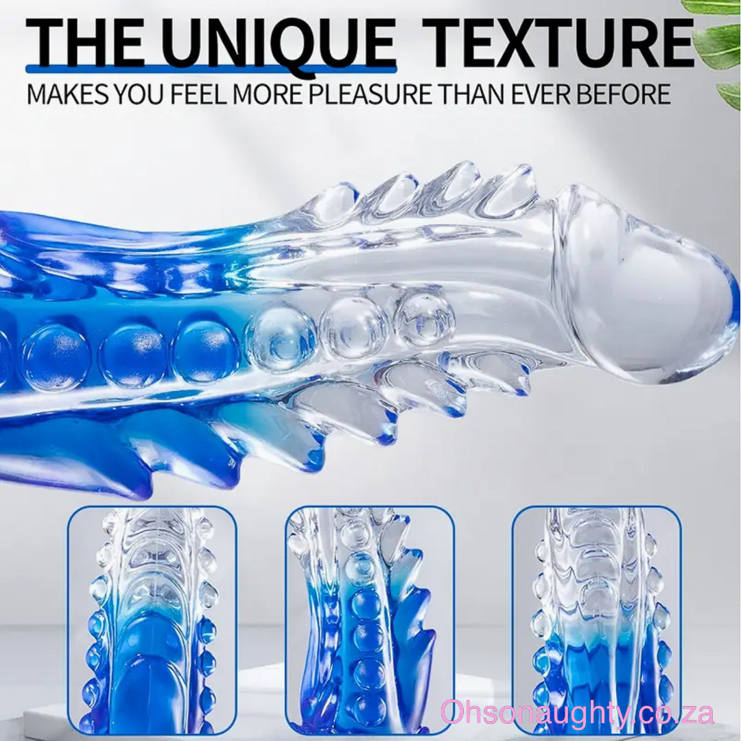 Fire and Ice Monster Dildo (10 inch) Oh So Naughty