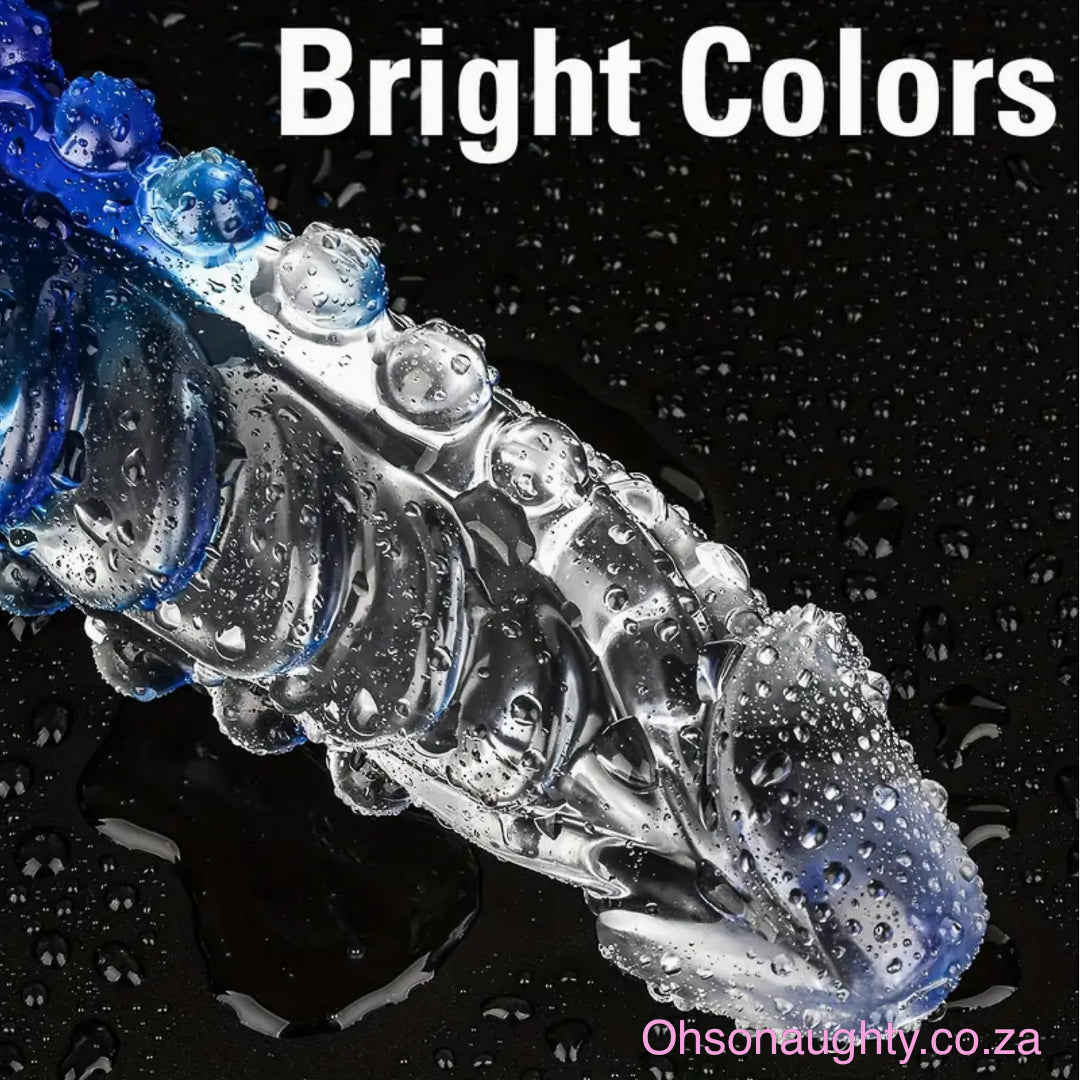 Fire and Ice Monster Dildo (10 inch) Oh So Naughty