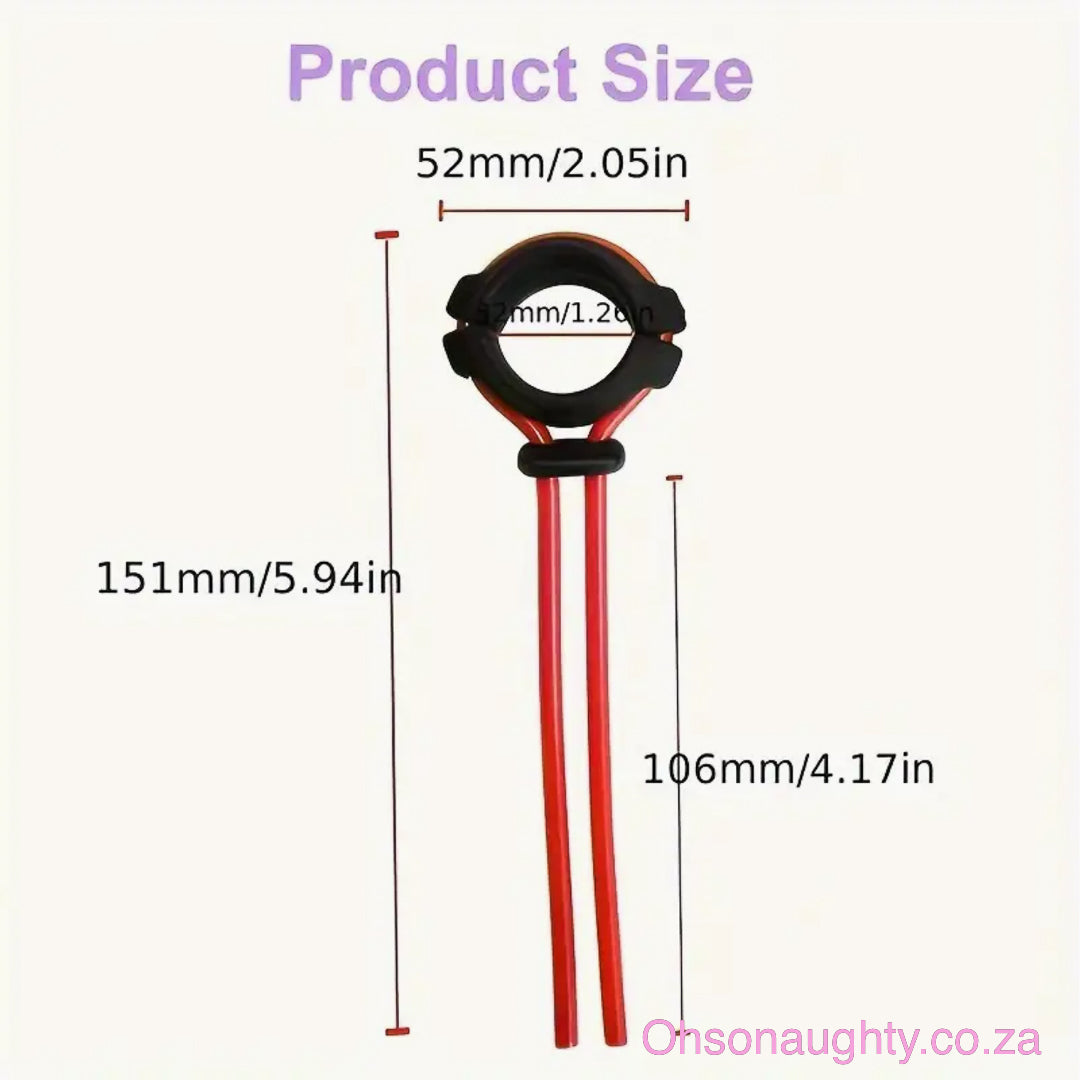 Adjustable Silicone Cock Ring Oh So Naughty